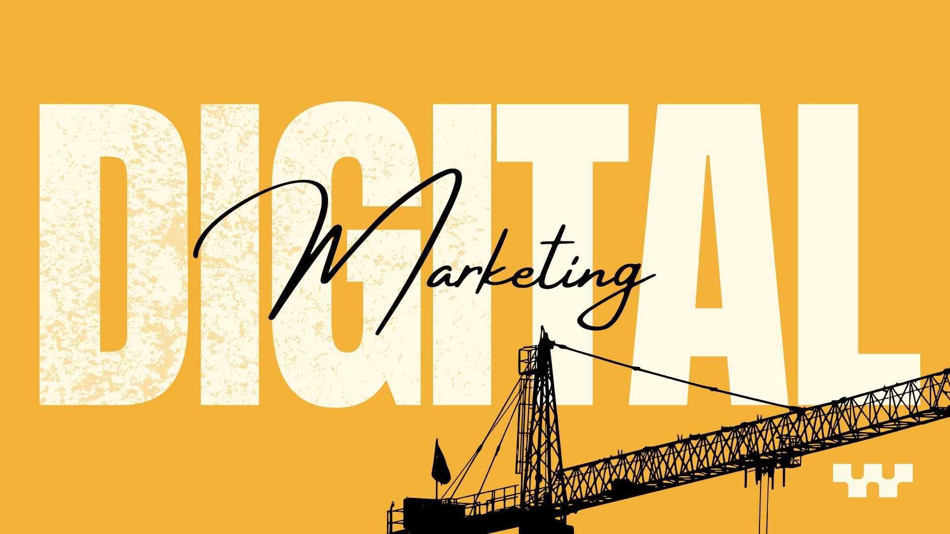 Orange and Black Bold Grunge Digital Marketing Presentation 2